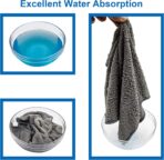 FIXSMITH Microfiber Cleaning Cloth - Pack of 8, Size: 12 x 16 in, Multi-Functional Cleaning Towels, Highly Absorbent Cleaning Rags, Lint-Free, Streak-Free Cleaning Cloths for Car Kitchen Home - Image 4