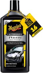 Meguiar's Ultimate Polish – High-Gloss Polish for a Show Car Shine – Permanently Removes Light Swirls to Produce a Deep, Wet Reflection with a High Gloss Shine - Easy to Use, 16 Oz