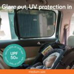 Baby Uma Car Window Shades (2 Pack) - 14.2″ x 21.3″, UPF 50+ Car Window Covers, 99% UVB + 94% UVA Protection, Static Cling Sun Shade with Travel Bag (Medium) - Image 3