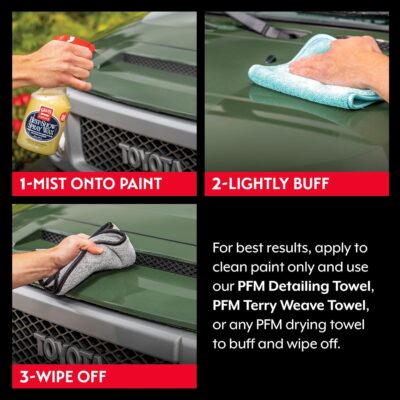 Griot's Garage Best of Show Spray Wax for Car Detailing, Works on Paint Protection Films and Ceramic Coatings, Provides Long-Lasting Coverage Between Uses, 10968, 22oz - Image 4