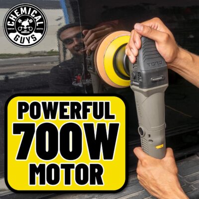 Chemical Guys TORQX Random Orbital Polisher Complete Car Detailing Kit - Pads, Pad Cleaner, Conditioner & Towels, Safe for Cars, Trucks, SUVs, Motorcycles & More, 700W 8mm Throw - 12-Piece - Image 3