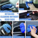 Viewsun Car Cleaning Kit, Car Interior Detailing Kit with High Power Handheld Vacuum, Detailing Brush Set, Windshield Cleaner, Cleaning Gel, Complete Auto Accessories for Men, Women - Image 4