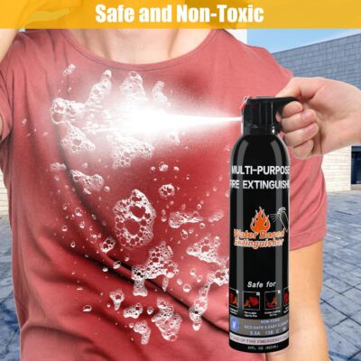 Fire Extinguisher for Home, 6 Pack Vehicle Fire Extinguishers with Mount, Portable Fire Extinguisher Effective on A, B, C, K Fires, Water-Based Extinguisher for Car Boat Office Truck Kitchen Garage RV - Image 5