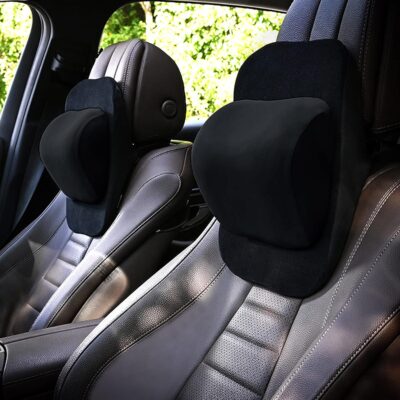 ZATOOTO Adjust Height Car Neck Pillow, Memory Foam Headrest Neck Support Pillow Adjustable Neck Pain Relieved Headrest Driving Seat Cervical Support - Image 6