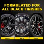 Meguiar's Hot Rims Black Wheel Cleaner, Deep Foaming Gel Specially Formulated to Effectively Clean Matte, Gloss, Satin, and Chrome Black Wheels, 24 Oz Spray Bottle - Image 3