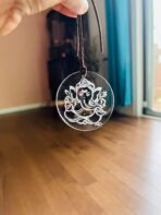 Ganesha Car charm | Ganesh Rearview Accessories | Hindu car charm | Hindu Car Accessories | indian Window Ornament | Rear view mirror charm - Image 4
