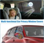 Car Window Shades for 2017-2023 Mazda CX-5 - Rear Side Window Sun Shade for Baby, Breathable Mesh Car Privacy Window Covers, UV Protection and Heat Insulation for Road Trips, Napping, Camping - Image 4
