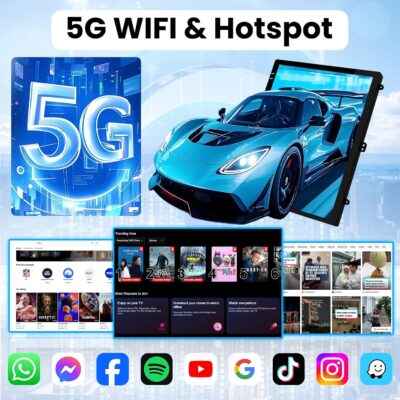 64G Car Stereo Radio for Ford Focus 2012-2018: 10.4" 1024 * 768 HD Touchscreen Head Unit Wireless Carplay Android Auto 1080P Backup Camera Mirror Link 5G WiFi GPS Bluetooth5.0 SWC FM/RDS - Image 9