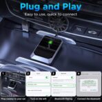 Wireless Carplay Adapter, Converts Wired to Wireless carplay Adapter for iPhone, Wireless Control Plug & Play Carplay for Cars from 2017 & for Apple iPhone iOS 10+ - Image 2
