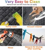 URPOWER Dog Car Seat Cover for Pets 100% Waterproof Seat Cover Hammock 600D Heavy Duty Scratch Proof Nonslip Durable Soft Back Seat Covers for Cars Trucks and SUVs - Image 7