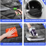 Dog Car Seat Cover for Back Seat, Car Seat Cover 60/40 Split Bench for Family Car, Compact SUV, MPV - Standard - 53" W - Image 8