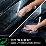 Turtle Wax Hybrid Solutions Ceramic Graphene Paste Wax for Car Detailing, High Gloss Shine, Extreme Water Beading, Long-Lasting Protection, for Paint, Glass Metal, Wheels and More, 5.5 oz (Pack of 1) - Image 3