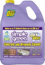 Simple Green Oxy Solve Concrete and Driveway Pressure Washer Cleaner, Purple, Unscented, 128 Fl.Oz