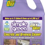 Simple Green Oxy Solve Concrete and Driveway Pressure Washer Cleaner, Purple, Unscented, 128 Fl.Oz