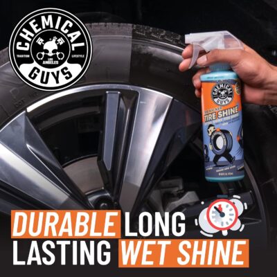 Chemical Guys Tire Kicker Sprayable Extra Glossy Tire Shine Spray, Dry-to-Touch Dressing - Restores Wet Look to Rubber, Vinyl, and Plastic, Safe for Cars, Trucks, Motorcycles, RVs, and More - 16 oz - Image 2
