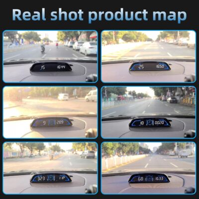 MH Heads Up Display for Car, Digital GPS Speedometer, 5.5 inch HUD GPS Speed MPH/KMH, Over Speed Alarm, Fatigue Driving Alarm, Automatic Brightness Adjustment for All Vehicles - Image 5