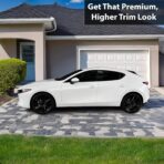 BOGAR TECH DESIGNS for Mazda 3 Hatchback 2019-2026 Side Window Chrome Delete – Precut Vinyl Trim Overlay, Gloss Black Blackout Appearance - Image 2