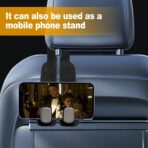 Car Purse Hook Purse Hook for Car Seats Headrest Car Seat Hooks,Heavy Duty Vehicle Organizer for Handbags, Groceries, Purses, Keep Car Tidy (Black, 2 Pack) - Image 5