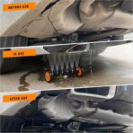 Undercarriage Pressure Washer Attachment, Siebwin 16" Dual-Function Water Broom for Pressure Washer Undercarriage Cleaner with 3 Pieces Extension Wand, 4000 PSI, Orange - Image 3