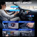 H-Air Wireless CarPlay & Android Auto Adapter, 2026 Upgrade, Plug & Play USB Dongle, Convert Wired CarPlay Auto to Wireless, No Latency, Fast Connection, for Apple iPhone & Android Phones - Image 2