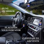 Solvère Car Air Freshener for Men | Perfume Style Freshener with Solvère Fragrance | Strong Freshener with Odour Eliminating Technology with Vent Clip | Car Air Freshener by Perfa - Image 8