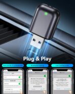 Burnt Sugar Wireless Carplay Adapter for iPhone 2026 Upgraded, Ultra-Mini USB Design for Apple Car Play Convert Wired to Wireless, Stable Low-Lag GPS Plug & Play for iOS 10+ & Cars from 2016+ (Gray) - Image 3