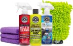 Chemical Guys Car Cleaning Kit - With Car Wash Soap, Wheel Cleaner, Total Interior, Car Wash Mitt - Interior and Exterior Wash Kit With Vehicle Cleaning and Detailing Accessories - 7 Item Kit - Image 9