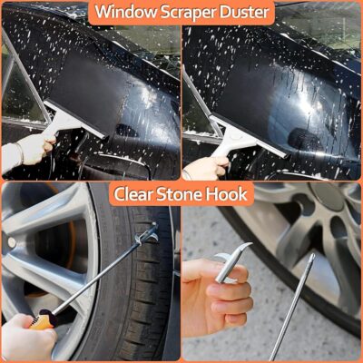 THINKWORK Car Cleaning Kit, Car Washing Kits for Vehicles, Car Detailing Kit Suitable for Small and Medium Vehicles Such As Cars, Trucks, Suvs(17pcs) - Image 6