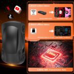 4-in-1 Carplay Ai Box,Wireless CarPlay & Android Auto Adapter,Compatible with N-etflix/YouTube/TIK Tok/Screen Mirror Link/TF Card,Suitable for Cars Equipped with OEM Wired CarPlay,Plug & Play - Image 7