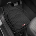Motor Trend FlexTough Floor Mats for Cars, Black Deep Dish All-Weather Car Mats, Waterproof Trim-to Fit Automotive Floor Mats for Cars Trucks SUV, Universal Floor Liner Car Accessories - Image 2