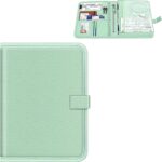 FINPAC Car Document Holder, Vehicle Registration and Insurance Card Holder, Auto Glove Box Organizer Owner Manual Presenter Pouch, Automotive Paperwork Organizer, Sage Green
