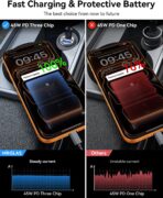 MRGLAS 90W Fast iPhone 17/16 Car Charger, USB C Car Charger with Type C Cable, PD45W & QC45W, Flush Fit, All Metal, Cigarette Lighter RV Power Adapter for iPhone 17 16 Samsung S26 S25 Ultra Pixel 10 - Image 6