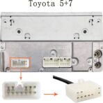Bluetooth Car Kit, Yomikoo Car Audio USB AUX Input Bluetooth 5.0 Music Adapter with Wireless Hands Free for Toyota 5+7pin Avensis Corolla Highlander RAV4 Yaris - Image 5