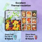 Cooler Bag – Soft Travel Cooler Holds 45 Cans, Stays Cold for 8H & Warm for 6H – Portable Car Trunk Organizer for Camping, Beach, Picnic - Image 4