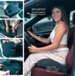 Car Seat Cushion for Long Driving – X Large Memory Foam Seat Cushion for Sciatica & Tailbone Pain Relief, Orthopedic Coccyx Cushion with Non-Slip Bottom, Back Pillow for Car, Truck (Black) - Image 3