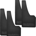 4 Pcs Universal Black Soft Rubber Mud Flaps - Prevent Mud Splashes, Enhance Appearance, Easy Install, Waterproof & Scratch Resistant - Ideal for Sedan SUV and Urban/Suburban Cars -Safe