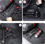 Car fire Extinguisher mounting Bracket Compatible with Toyot@ 86/Subaru BRZ 2022-2026 Fire Extinguishing Installer Under Passenger Seat Quick Release Adjustable Fire Bracket Accessories (Black A) - Image 4