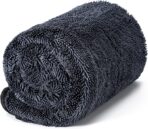 CADONO Large Microfiber Car Drying Towel, Ultra Absorbent Microfiber Cleaning Cloth for Cars, Bath Towels, No Streaks, Scratches, or Water Spots Double-Twist Pile Design(36"x 24")