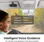 Bluetooth Car Speaker for Cell Phone, Handsfree Bluetooth Car Kit Motion AUTO ON Off Support Siri Voice Assistant Handsfree Speakerphone with Visor Clip - BC980P - Image 2