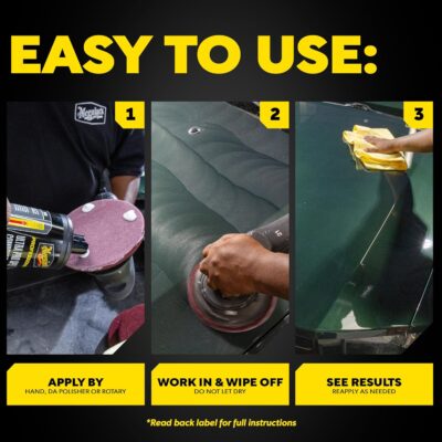 Meguiar's M11032 Mirror Glaze Ultra Pro Speed Compound, Rubbing Compound for Cars Removes Up to 1,200 Grit Sanding Marks and Leaves a Swirl-Free, High-Gloss Finish, 32 Oz or 1 Gal - Image 7