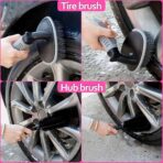 THINKWORK Pink Car Detailing Cleaning Kit, Car Wash Kit, Car Accessories for Women Suitable for Small and Medium Vehicles Such As Cars, Trucks, Suvs(17pcs) - Image 5