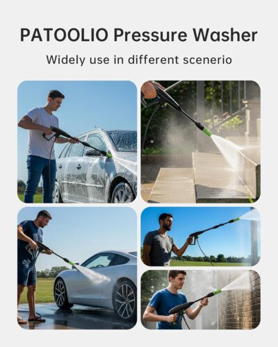 Pressure Washer, Patoolio Power Washers with Foam Cannon 4200PSI for Fences/Patios/Decks/Patios and Cars Powerwasher - Image 7