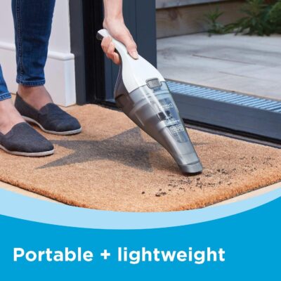 BLACK+DECKER dustbuster Cordless Handheld Vacuum, Portable Car Vacuum Cordless Rechargeable, Wall Mount, Strong Suction QuickClean (HNVC215B10) - Image 6