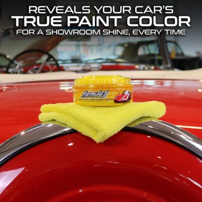 Formula 1 Carnauba Car Wax Paste - High-Gloss Shine - Polish for Car Detailing to Shine & Protect – Remove Haze and Paint Swirls w/ Micropolishing Agents – Car Cleaning Supplies (8 oz) - Image 6