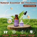 12 Pack Car Air Freshener & Refills, 6-Scent Hanging Air Freshener Diffuser Set -Each(8ml +20ml Refill), Essential Oil Diffuser With Refill Bottles, Reusable Car Fragrance Decor Accessories - Image 4