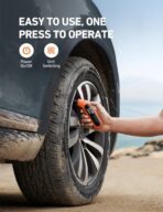 AstroAI Digital Tire Pressure Gauge 3-300PSI Calibrated to ANSI B40.7 Grade 2A (0.5%), Backlight and Flashlight, Presta Valve Adaptor Included, 4 Units, AAA Batteries, Orange - Image 7