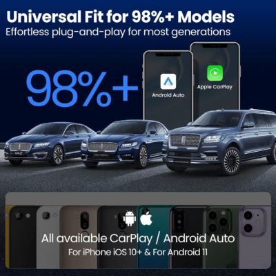 Wireless CarPlay Adapter2026 Upgraded – Suitable for Apple iPhone & Android, with Compact Size, Plug-and-Play Convenience, and Fast, Stable Connection for CarPlay & Android Applications - Image 8