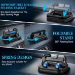 Car Phone Holder 360 Degree Rotation, Suitable for car Navigation in-car Dashboard, Ultra-Strong Suction Cup Phone Mount, Horizontal and Vertical Screen Adjustment Angle (Black) - Image 5