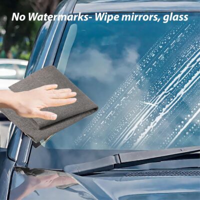 Thickened Magic Cleaning Cloth for Glass,5Pcs Lint Streak Free Microfiber Cloth Reusable, Cleaning Rags Wipes for Windows, Cars, Mirrors - Image 3