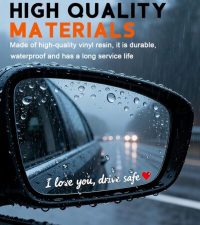 3X Custom Car Rearview Mirror Decal - Personalized Vinyl Car Mirror Sticker Decoration Accessories Auto Decals for Women Affirmation Reminder, Stickers for Water Bottle Laptop Bumper Tumbler - Image 4